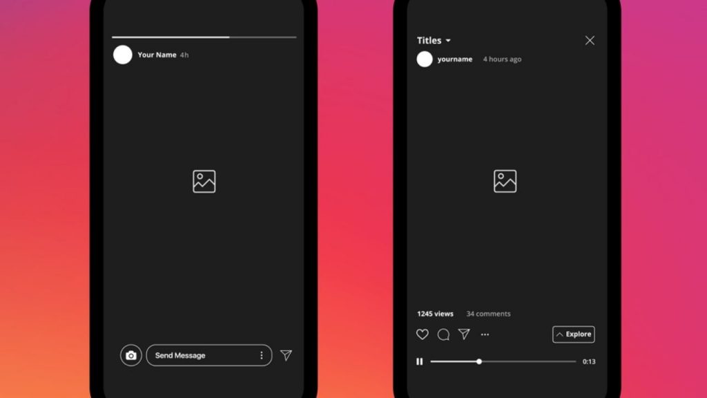 activate dark mode in Instagram