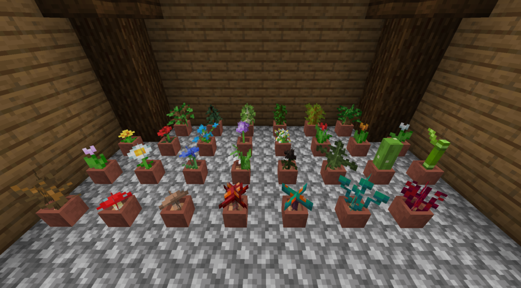 How to Make a Flower Pot in Minecraft