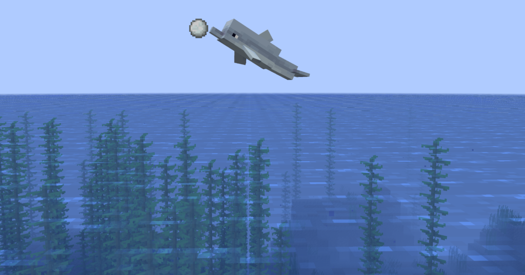 how to tame Dolphins in Minecraft